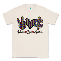 Natural Peace Love Autism Classic Tee - Bettercallsaul