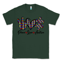 Sports Green Peace Love Autism Classic Tee - Bettercallsaul