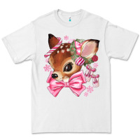 White reindeer head christmas Premium Tee - MaliasSmallBusiness