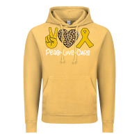 Vintage Mustard Peace Love Cure Vintage Hoodie - Bettercallsaul