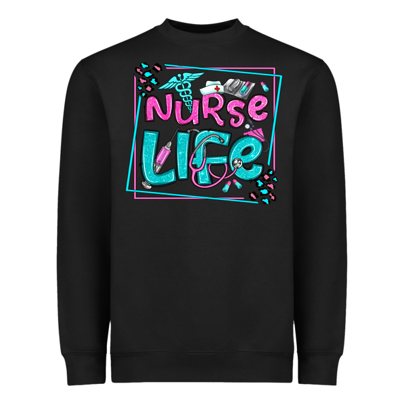Nurse Life Olivia  (1) Heavyweight Sweatshirt by OliviaCreatesArt | Teevron