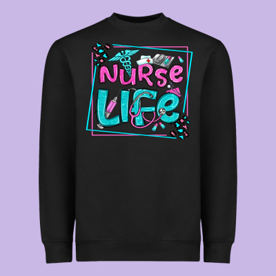 Nurse Life Olivia  (1) Heavyweight Sweatshirt Designed By Oliviacreatesart