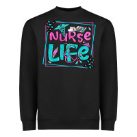 Black nurse life olivia  (1) Heavyweight Sweatshirt - OliviaCreatesArt