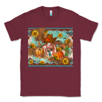 Burgundy Fall heifer cow Classic Tee - RanaPortraitStore