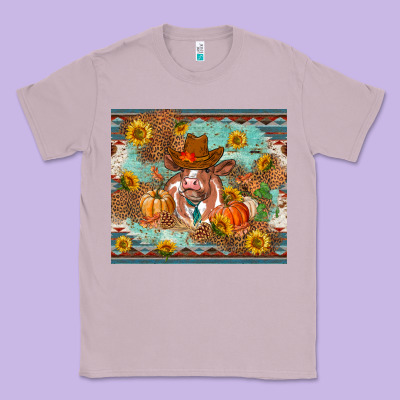 Fall Heifer Cow Classic Tee Designed By Ranaportraitstore