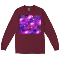 Burgundy colorful abstract galaxy black and purple Long Sleeve Tee - TumblerDesignByShophia