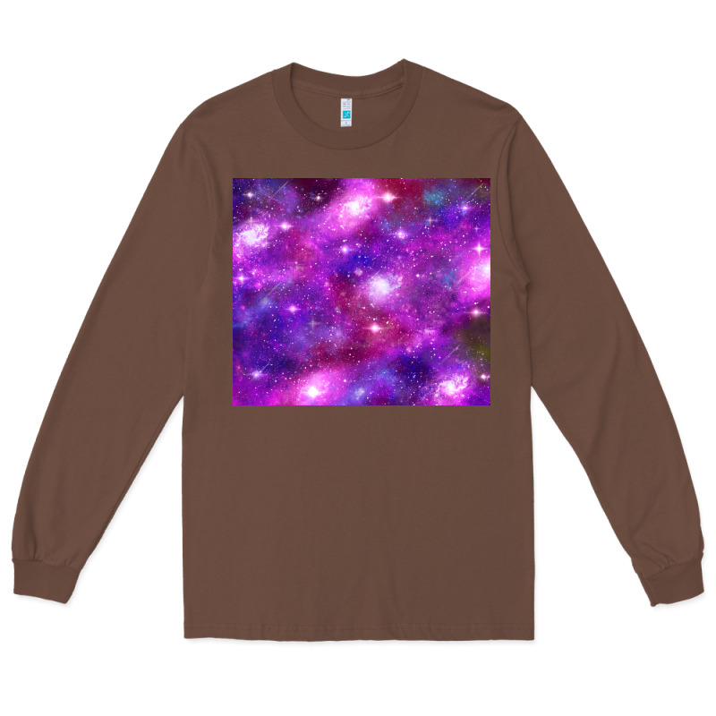 Colorful Abstract Galaxy Black And Purple Long Sleeve Tee by TumblerDesignByShophia | Teevron