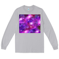 Moon Dust colorful abstract galaxy black and purple Long Sleeve Tee - TumblerDesignByShophia