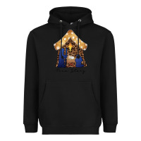 Black True Story Black Heavyweight Hoodie - CowhideDigitalArt