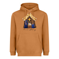 Meerkat True Story Black Heavyweight Hoodie - CowhideDigitalArt