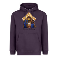 Plum True Story Black Heavyweight Hoodie - CowhideDigitalArt