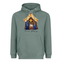 Sage True Story Black Heavyweight Hoodie - CowhideDigitalArt