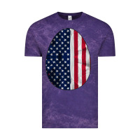 Cloud Purple AMERICAN FLAG Vintage Tee - Bettercallsaul