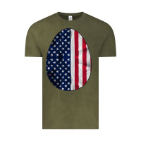 Vintage Olive AMERICAN FLAG Vintage Tee - Bettercallsaul