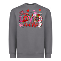 Storm one loved nurse valentine's day Heavyweight Sweatshirt - OliviaCreatesArt