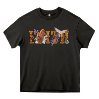 Asphalt faith with praying hands Heavy Core Tee - NancyCooperArtShop