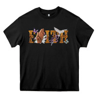 Black faith with praying hands Heavy Core Tee - NancyCooperArtShop