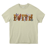 Mossy faith with praying hands Heavy Core Tee - NancyCooperArtShop