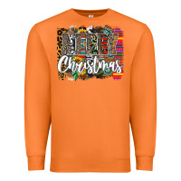 Carrot Western Merry Christmas Premium Sweatshirt - CowhideDigitalArt
