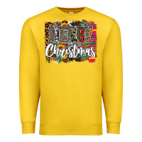 Lemon Western Merry Christmas Premium Sweatshirt - CowhideDigitalArt