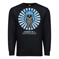 Black rocky the squirrel retro vintage Premium Sweatshirt - tuanDangUi