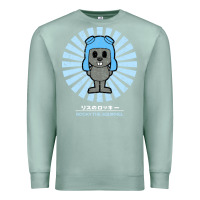 Seafoam rocky the squirrel retro vintage Premium Sweatshirt - tuanDangUi
