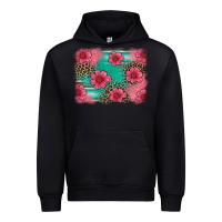 Black easter spring leopard serape background Urban Hoodie - Artiststas
