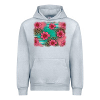 Heather Grey easter spring leopard serape background Urban Hoodie - Artiststas