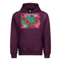 Mauve Wine easter spring leopard serape background Urban Hoodie - Artiststas
