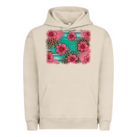 Pigment French Oak easter spring leopard serape background Urban Hoodie - Artiststas