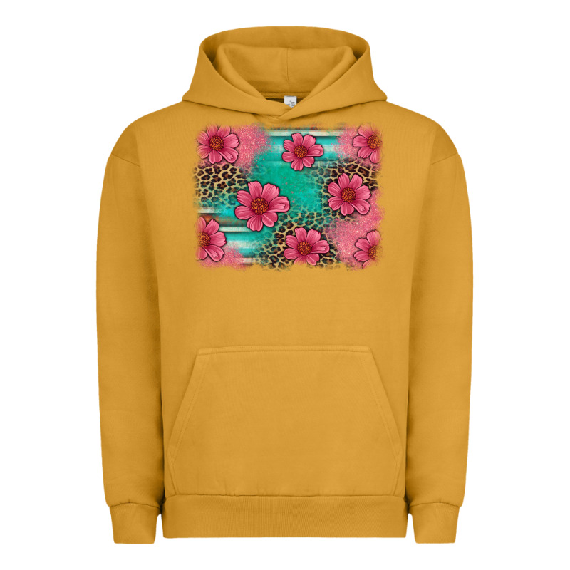 Easter Spring Leopard Serape Background Urban Hoodie by Artiststas | Teevron