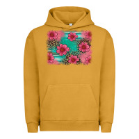 Pigment Peanut Butter easter spring leopard serape background Urban Hoodie - Artiststas