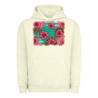 Pigment Pistachio easter spring leopard serape background Urban Hoodie - Artiststas