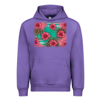 Tulip easter spring leopard serape background Urban Hoodie - Artiststas