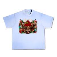 Grape Ice highland cow christmas Urban Heavy Tee - JahusDesignShop
