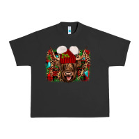 Pigment Black highland cow christmas Urban Heavy Tee - JahusDesignShop