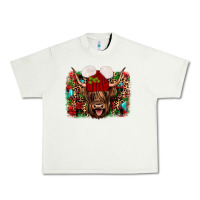 Highland Cow Christmas Urban Heavy Tee | Teevron