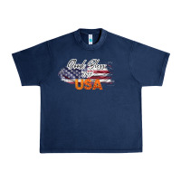 Navy God Bless The USA Urban Heavy Tee - Bettercallsaul