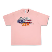 Salmon God Bless The USA Urban Heavy Tee - Bettercallsaul