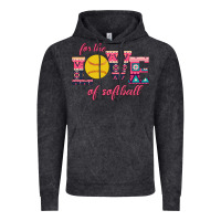 Vintage Black For The Love Of Softball Vintage Hoodie - Bettercallsaul