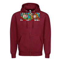 Burgundy no place like home baseball Zipper Hoodie - BundleAndBundleShop