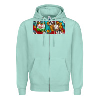 Seafoam no place like home baseball Zipper Hoodie - BundleAndBundleShop