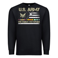 Black Vietnam Veteran Shirt US Army Veteran Day Women Me Premium Sweatshirt - tuanDangUi