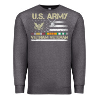Charcoal Heather Vietnam Veteran Shirt US Army Veteran Day Women Me Premium Sweatshirt - tuanDangUi