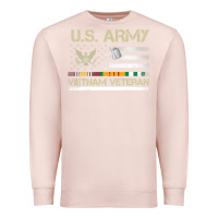 Pale Pink Vietnam Veteran Shirt US Army Veteran Day Women Me Premium Sweatshirt - tuanDangUi