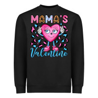 Black mama's valentine olivia Heavyweight Sweatshirt - OliviaCreatesArt