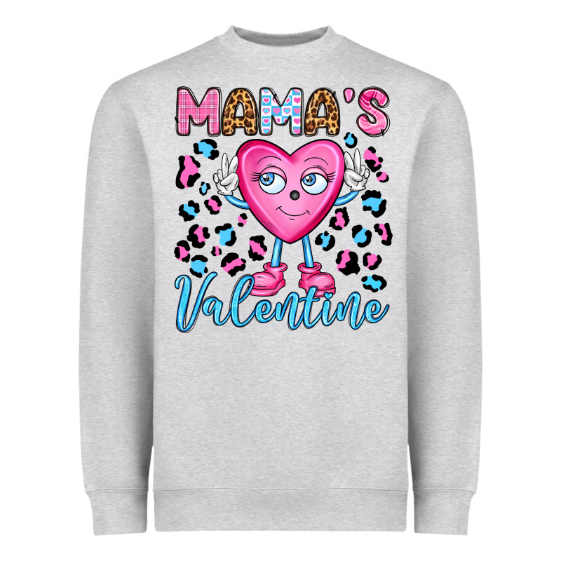Mama's Valentine Olivia Heavyweight Sweatshirt by OliviaCreatesArt | Teevron