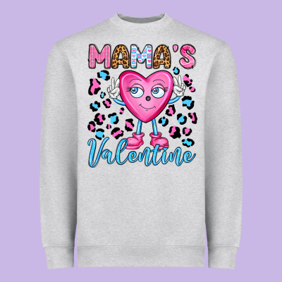 Mama's Valentine Olivia Heavyweight Sweatshirt Designed By Oliviacreatesart