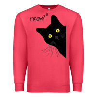 Cardinal black cat day halloween black cat meow Premium Sweatshirt - tuanDangUi