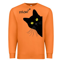 Carrot black cat day halloween black cat meow Premium Sweatshirt - tuanDangUi